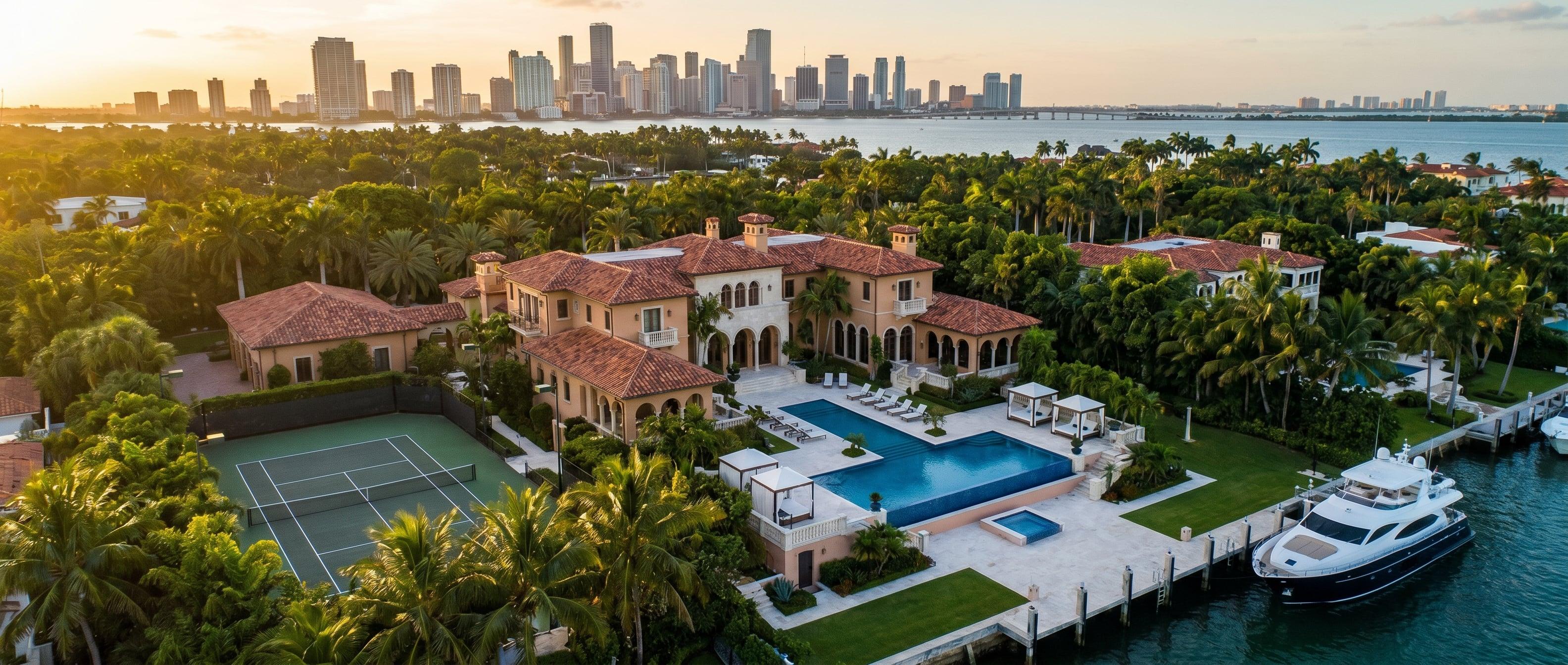 10 Bedroom Villa Rental Miami luxury villa rental. LIMITLESS VILLAS