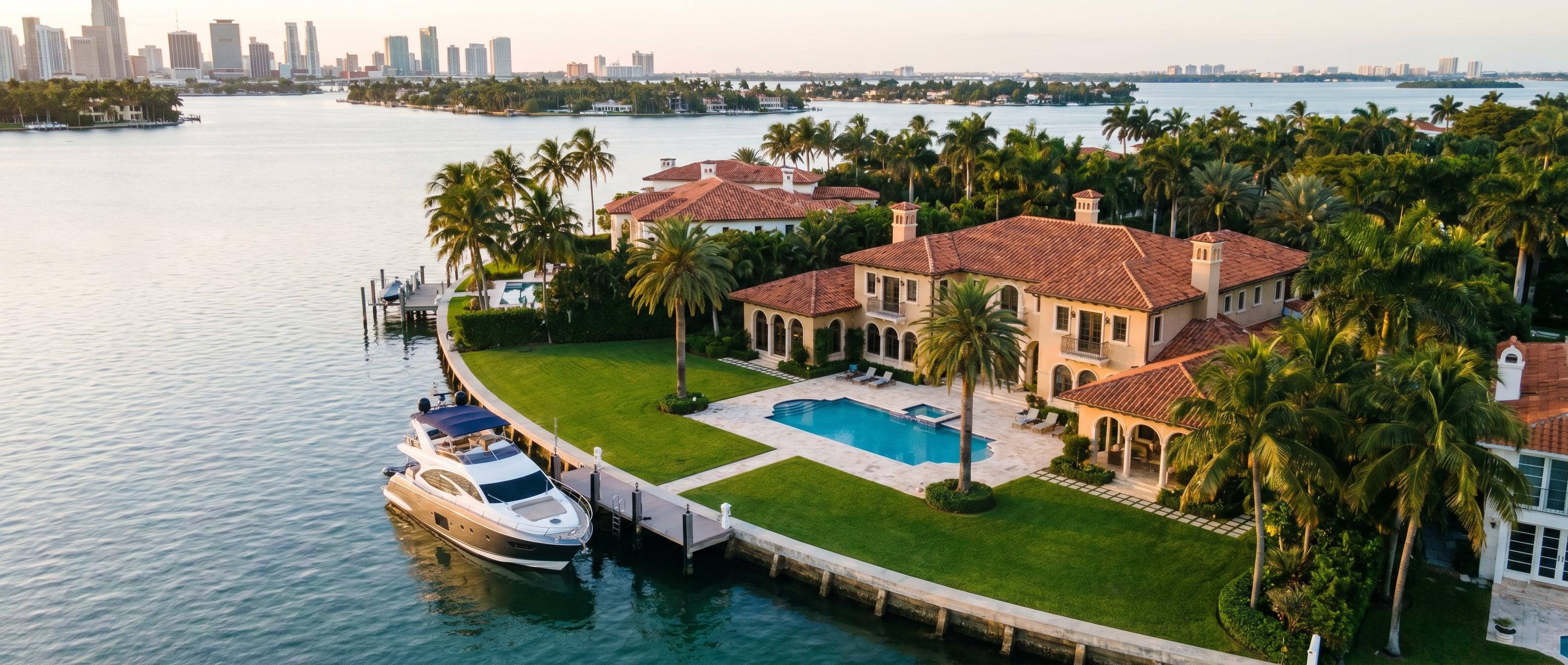 6 Bedroom Villa Rental Miami luxury villa rental. LIMITLESS VILLAS