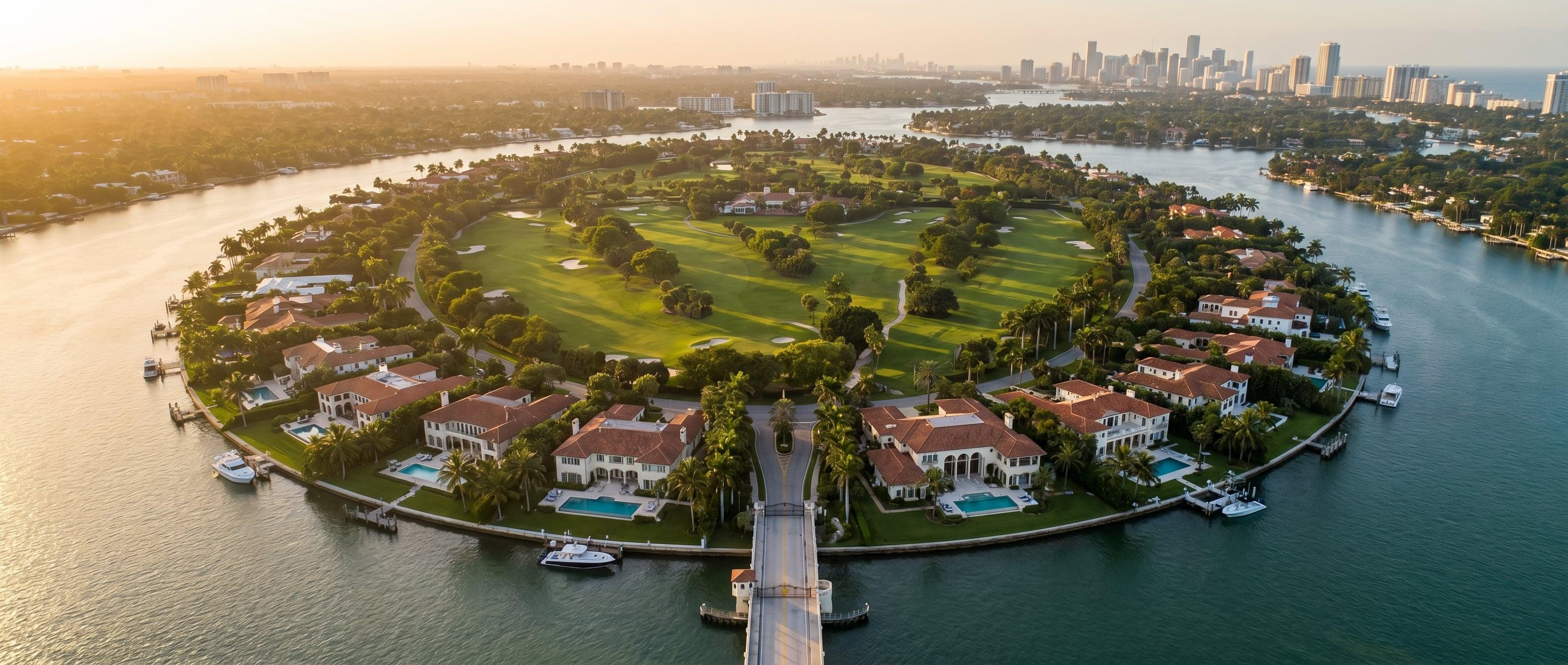 Indian Creek luxury villa rentals, Miami