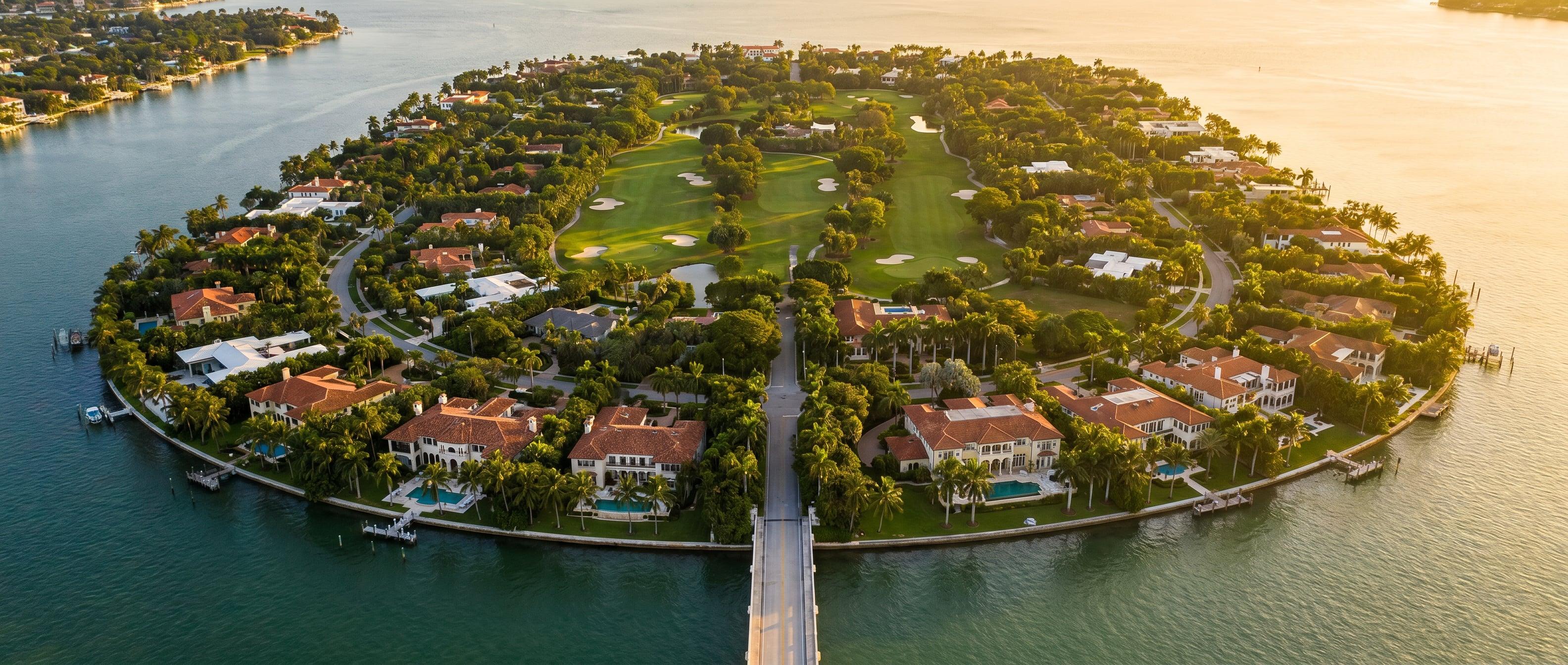 La Gorce Island luxury villa rentals, Miami