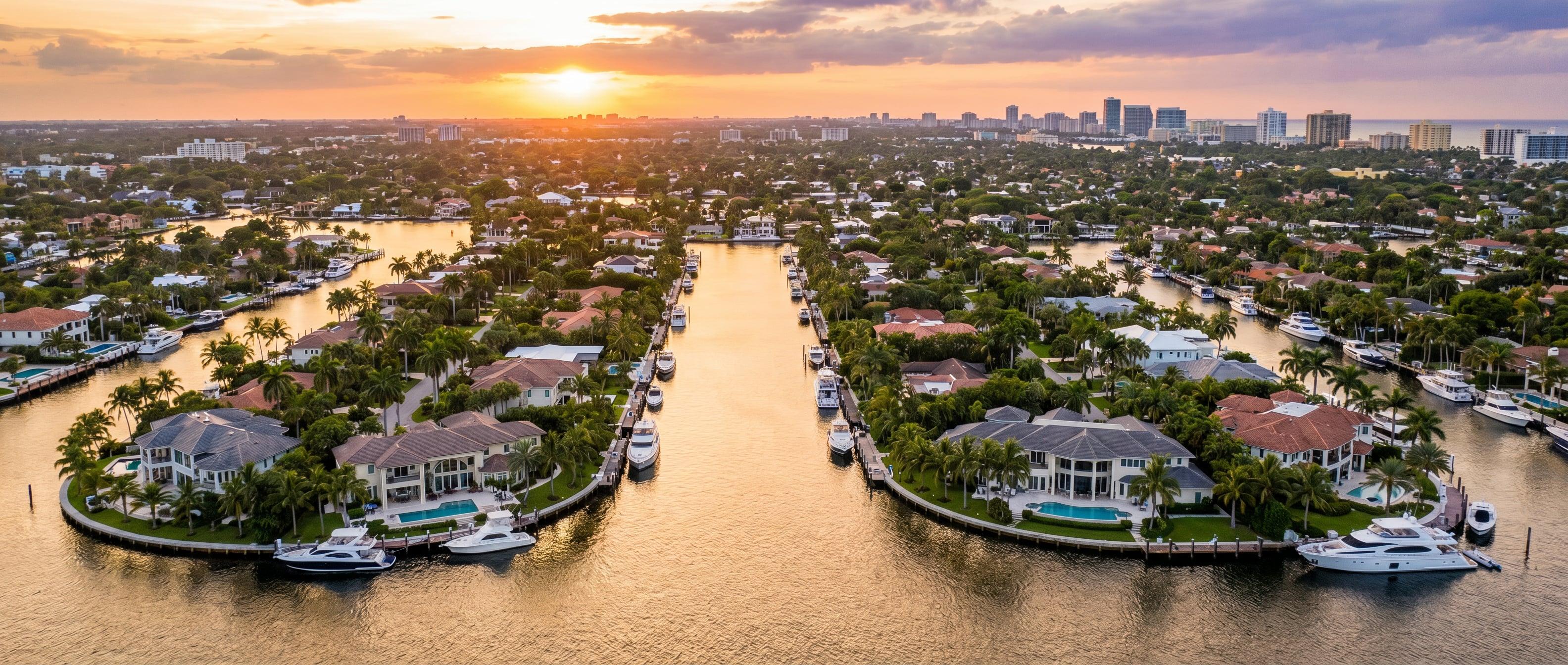 Las Olas Isles luxury villa rentals, Fort Lauderdale