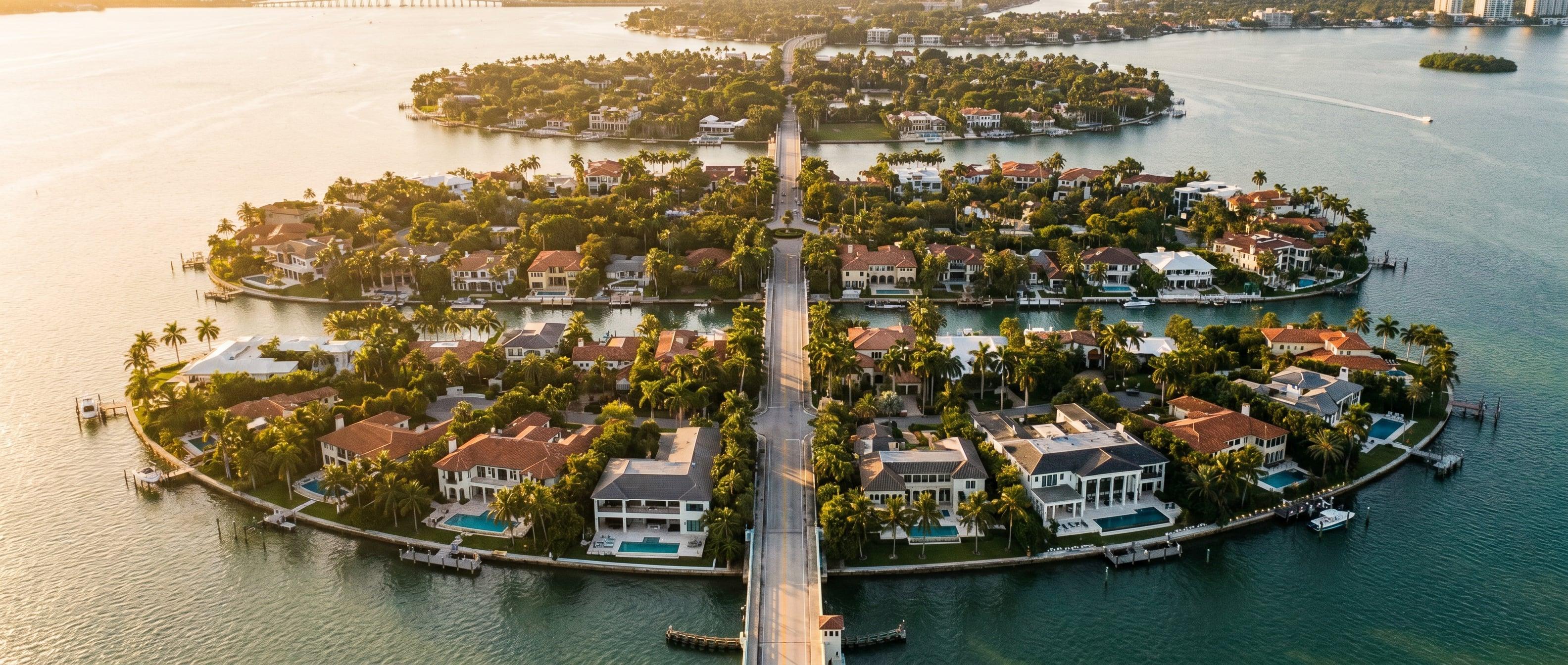 Venetian Islands luxury villa rentals, Miami