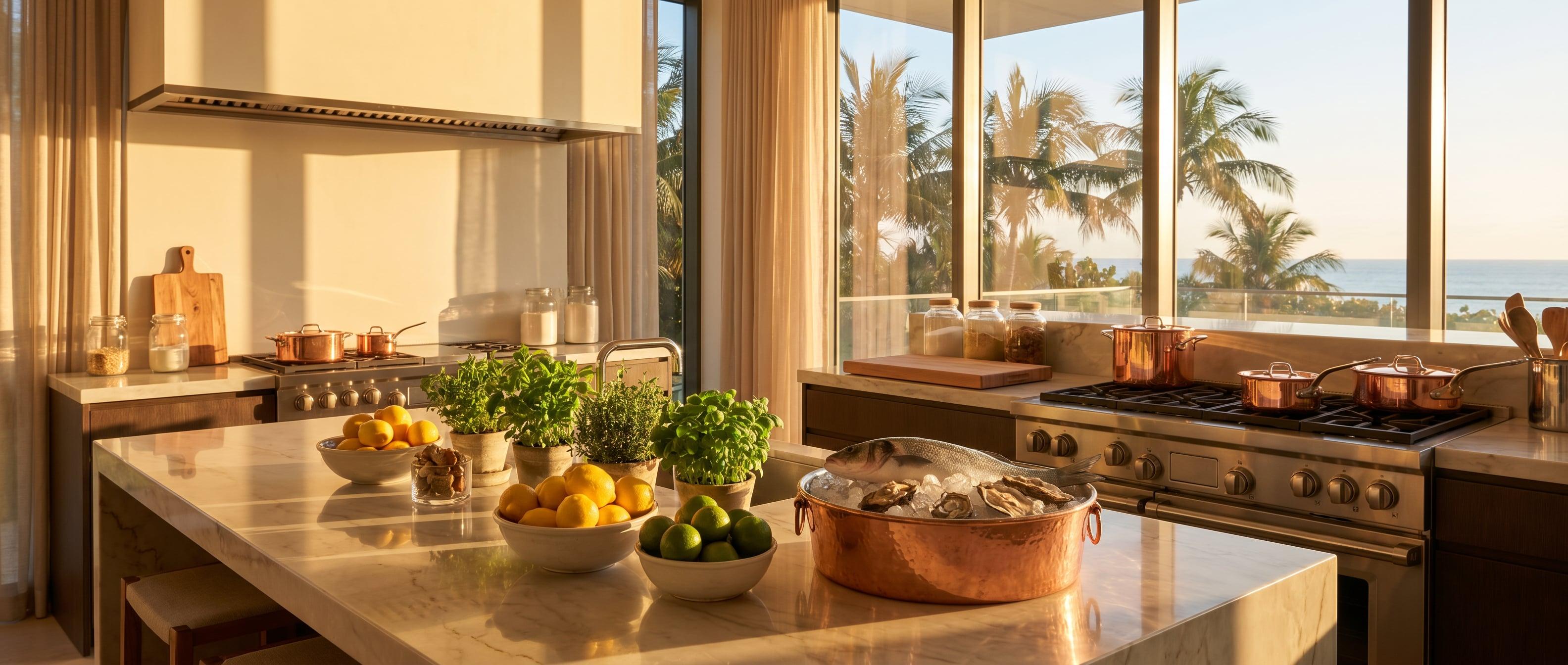 Private Chef vs Catering at a Miami Villa Rental: The Trade-Offs