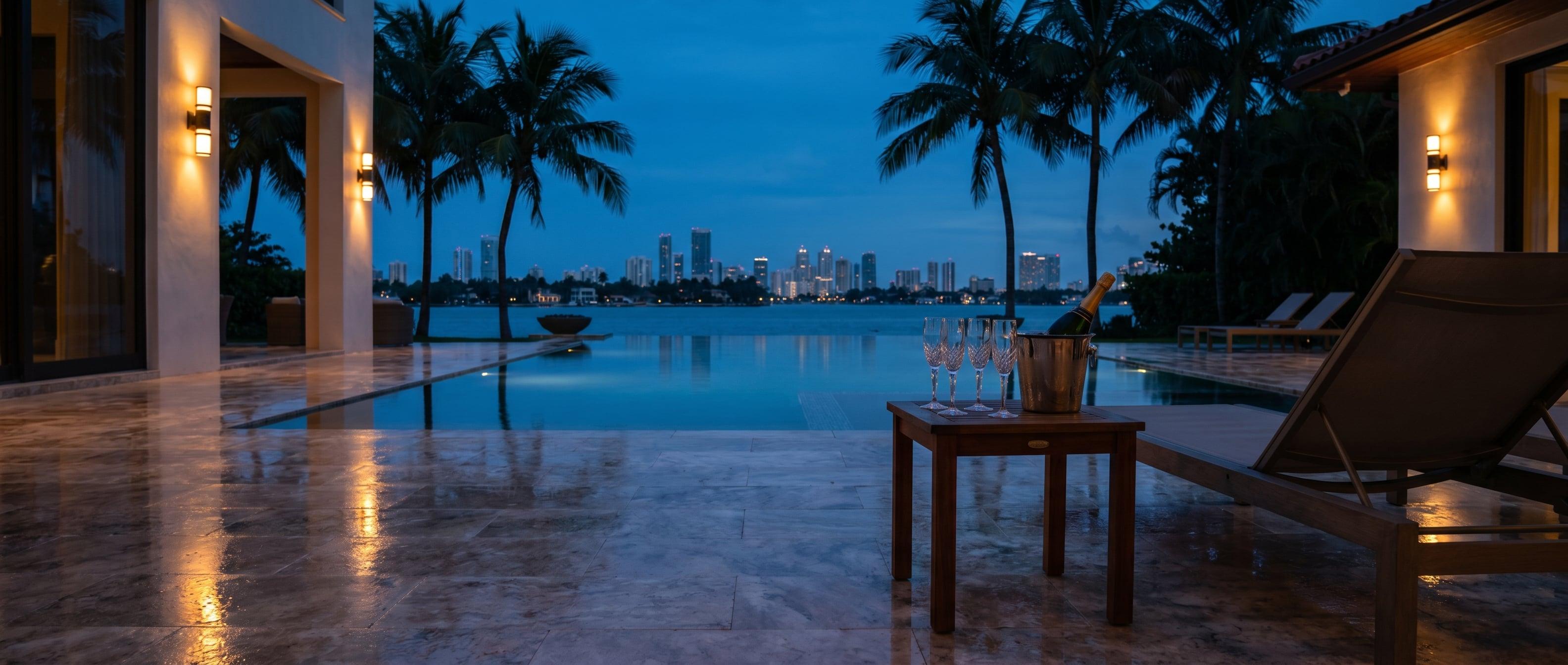 Hosting a Miami Night Out from a Private Villa