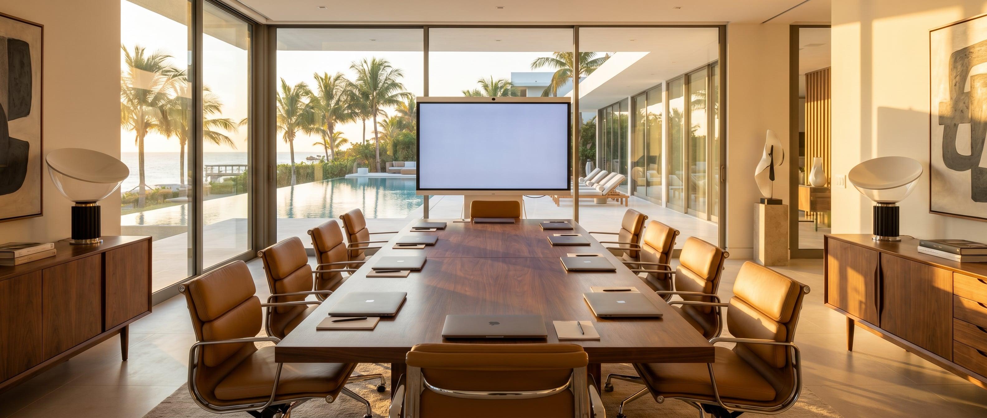 Corporate Retreat Villa Rentals Miami