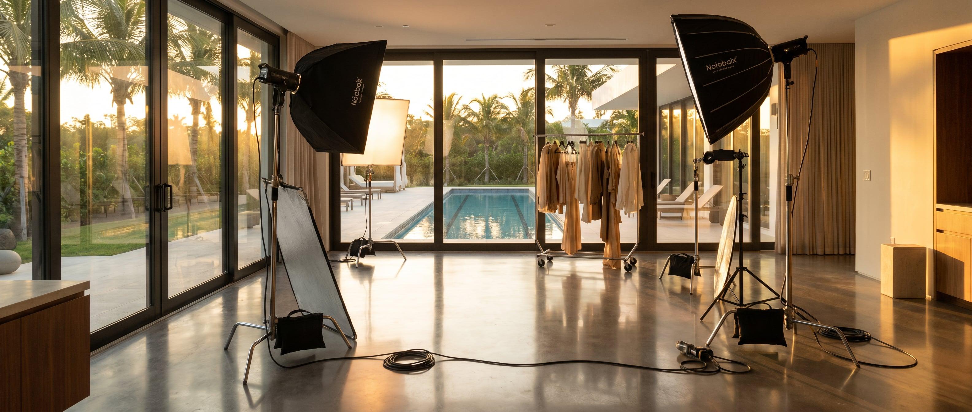 Photoshoot Villa Rentals Miami